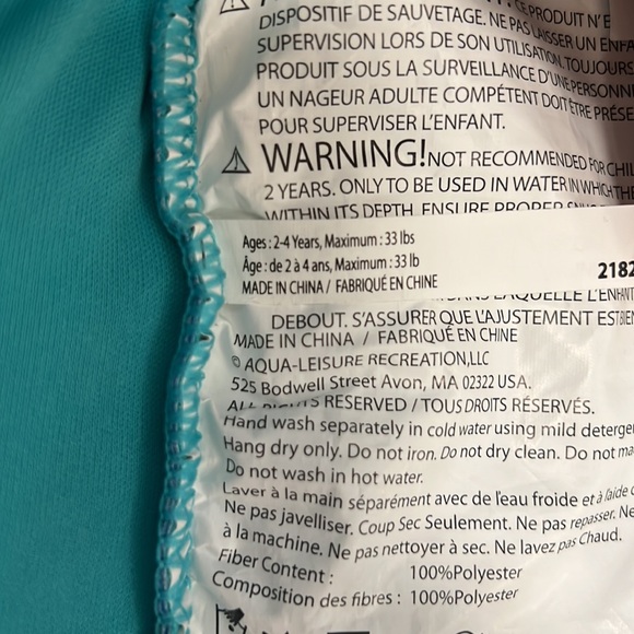 SWIMSCHOOL Swim Vest - Picture 4 of 4